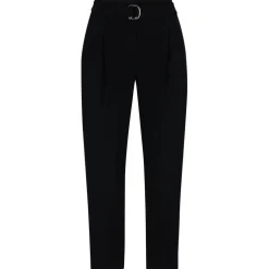Boss Tapia Belted Regular-Fit Trousers in Black