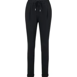 Boss Tariyana9 Regular-Fit Drawstring Trousers in Black