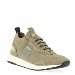 Boss Titanium Running Trainers in Green