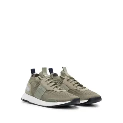 Boss Titanium Trainers in Green