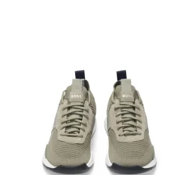 Boss Titanium Trainers in Green