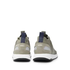 Boss Titanium Trainers in Green