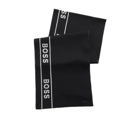 Boss Ulfino Scarf Set in Black