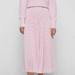 Boss Veplica Skirt in Pink