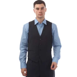 Boss Vin194 Waistcoat in Navy