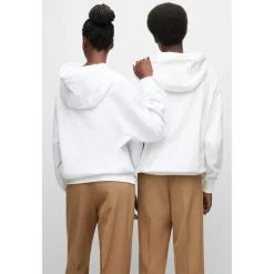 Boss Womens Iconic Hoodie in White