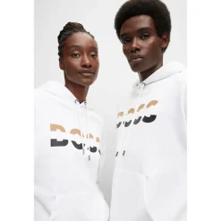 Boss Womens Iconic Hoodie in White