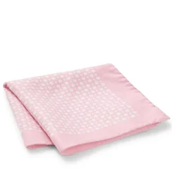 Boss X Beckham Printed Pocket Square in Pink