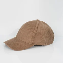 Brave Soul Cotton Cord Cap in Beige