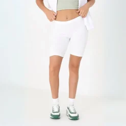 Brave Soul Cycling Shorts in White