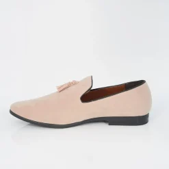 Brave Soul Faux Suede Loafer in Pink