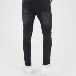 Brave Soul Fit Denim Jean With Button Fly in Grey
