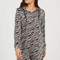 Brave Soul Onesie With Hood in Grey