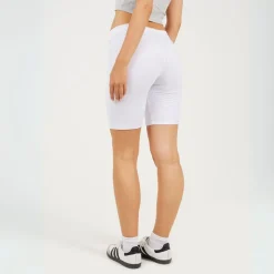 Brave Soul Ribbed Cycling Shorts in White