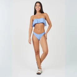 Brave Soul Rise Bikini Bottoms in Blue