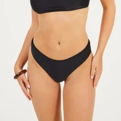 Brave Soul Rise Bikini Bottoms in Black
