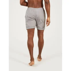 Brave Soul Short With Stripe in Grey