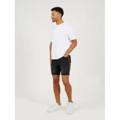 Brave Soul Shorts With Side Seam Detail in Grey