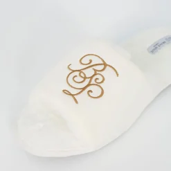 Brave Soul Toe Slipper in White