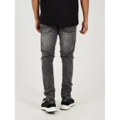 Brave Soul Wash Biker Jean in Black