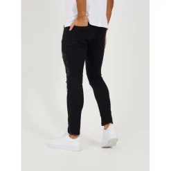 Brave Soul Wash Biker Jean in Grey