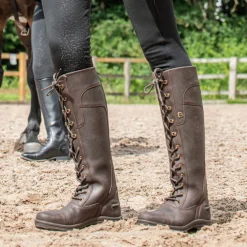 Brogini Scafel Roamer Laced Country Boots in Brown
