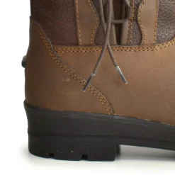 Brogini Tetbury Short Waterproof Laced Country Boots in Brown