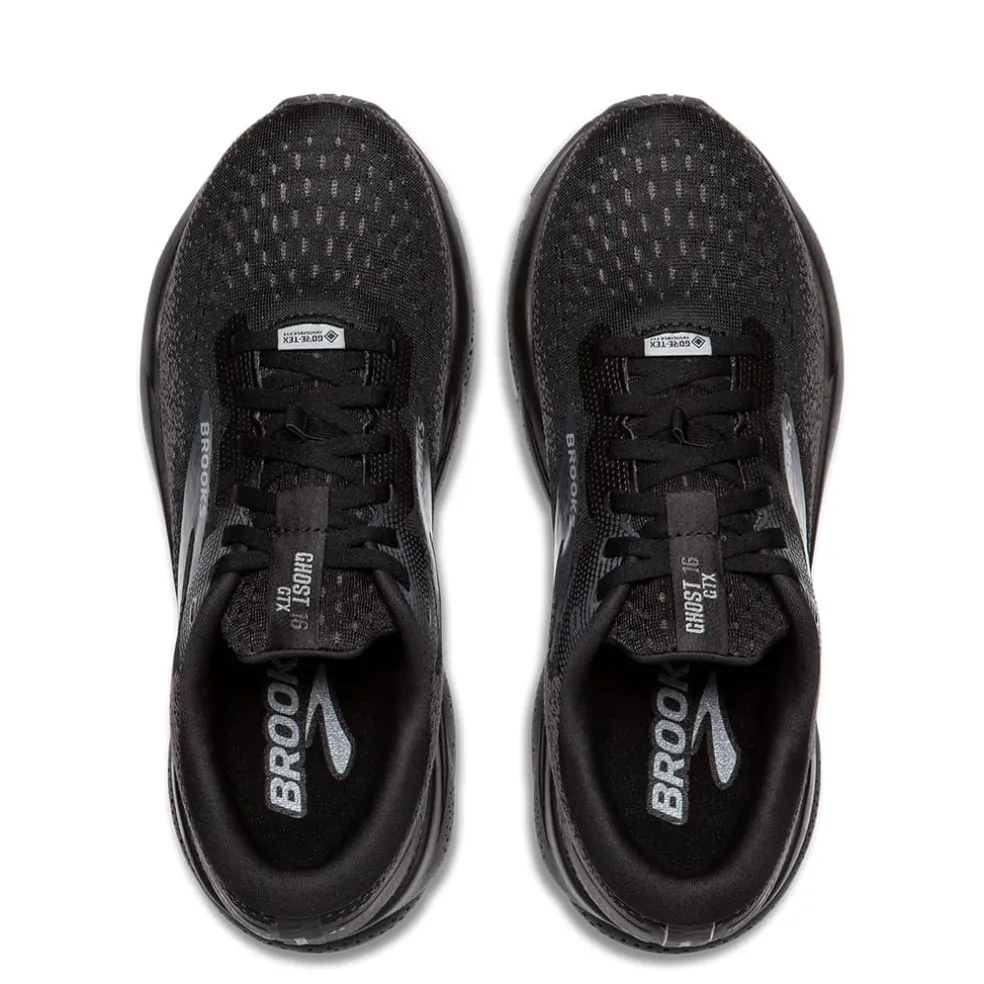 Brooks Mens Ghost 16 GorE-Tex Running Shoes in Black