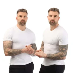 Calvin Klein 2 Pack of Essential Crew T-Shirts in White