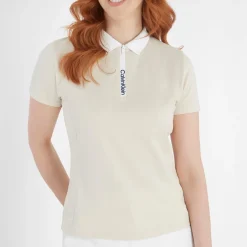 Calvin Klein Golf G Polo in Beige