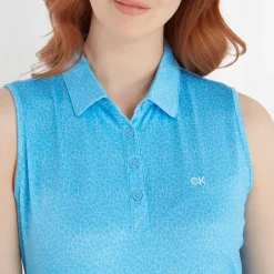 Calvin Klein Golf G Slvls Polo in Blue