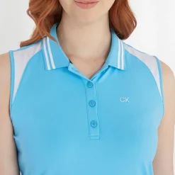 Calvin Klein Golf G Slvls Polo in Blue