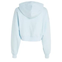 Calvin Klein Jeans Badge Zip Through Hoodie in Blue