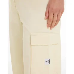 Calvin Klein Jeans Cargo Pants in Cream