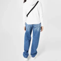 Calvin Klein Jeans Klein Embroidery Hoodie in White