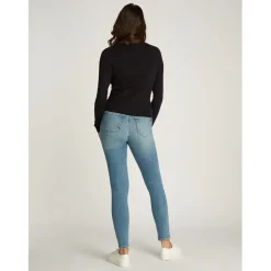 Calvin Klein Jeans Label Sweater Cardigan in Black