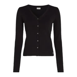 Calvin Klein Jeans Label Sweater Cardigan in Black