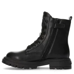 Calvin Klein Jeans Lace Up Combat Boots in Black