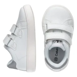 Calvin Klein Jeans Low Top Velcro Sneakers in White