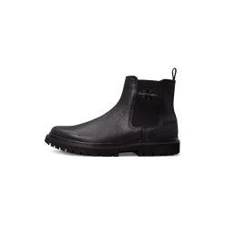 Calvin Klein Jeans Mid Chelsea Boot Lth in Black