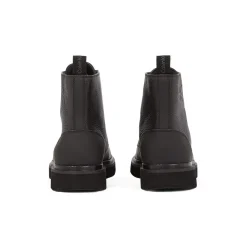 Calvin Klein Jeans Mid Laceup Boot Lth in Black