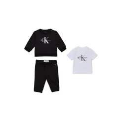 Calvin Klein Jeans Monogram Giftpack Suit in Black