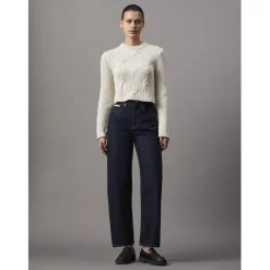 Calvin Klein Jeans Wide Leg Relaxed Fit Jeans in Blue