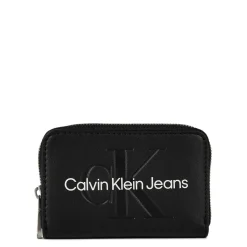 Calvin Klein Jeans Zip Around Purse in Black