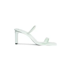 Calvin Klein L Heel Mule Slides in Green