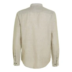 Calvin Klein Linen Cotton Regular Shirt in Green