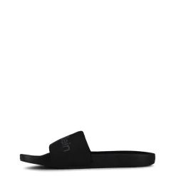 Calvin Klein Logo Sliders in Black