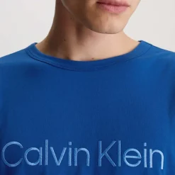 Calvin Klein Long Sleeve Lounge T-Shirt in Blue
