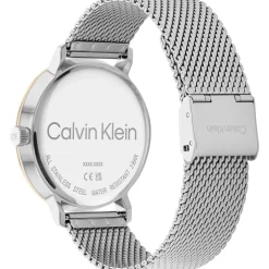 Calvin Klein Mesh Analogue Watch in Silver