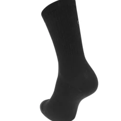 Calvin Klein Mono Logo Crew Socks in Black